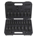 Picture of Klutch | Deep Drive Impact Socket Set| 1/2-In. | SAE and Metric 