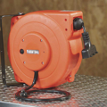 Picture of DISCONTINUED:Ironton Retractable Extension Cord Reel | 33-Ft. | 16/3, Triple Tap