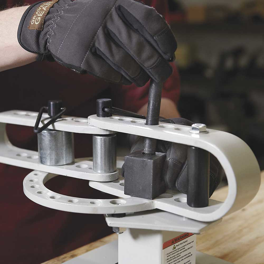 Klutch Compact Metal Bender Benchtop Model 49681 Great Northern Equipment