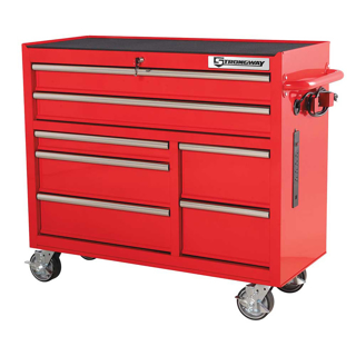 Picture of Strongway 42-In. 7-Drawer Rolling Tool Cabinet | Red