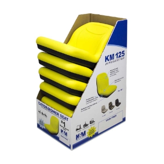 Picture of R/B:8387:Uni Pro | Bucket Seat Display Box | John Deere Gator/Mower | Yellow Vinyl