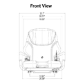 Picture of Uni Pro | Hyster E-H-J-P-S Series Forklift Seat & Mechanical Suspension| Black Vinyl