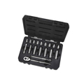 Picture of Klutch Drive Socket Set | 3/8-In. Drive | 18-Pc Metric
