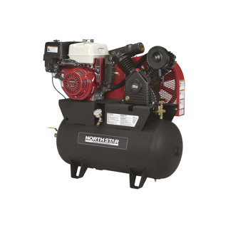 Picture of R/B:459382:NorthStar Portable Gas Powered Air Compressor | 30-Gal | 24.4 CFM @ 90PSI | GX390