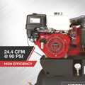 Picture of NorthStar Portable Gas Powered Air Compressor | 30-Gal | 24.4 CFM @ 90PSI | GX390