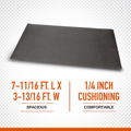 Picture of Ironton Anti-Fatigue Mat | Black | 7-11/16-Ft. X 3-13/16-Ft.