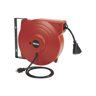 Picture of Ironton Retractable Extension Cord Reel | 65-Ft. | 12/3 | SJT, 15Amps