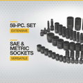 Picture of Klutch | Drive Impact Socket Set | 3/8-In. and 1/2-In.