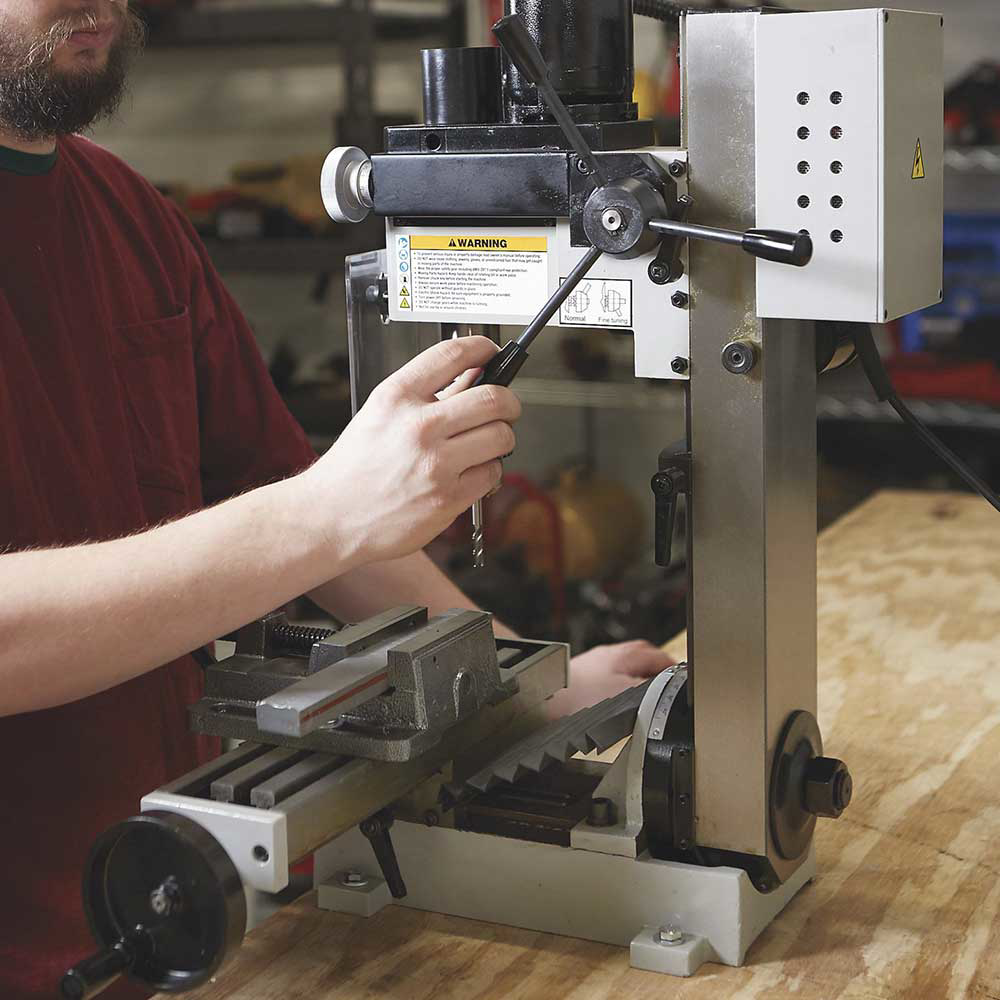 Klutch Mini Milling Machine | 1/2-HP | 350 Watts, 110V | 49657