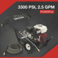 Picture of NorthStar Pressure Washer | 3300 PSI | 2.5 Gpm | GX200