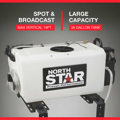 Picture of NorthStar ATV Braodcast and Spot Sprayer with 2-Nozzle Boom | 26-Gallon Capacity | 2.2 GPM | 12 Volts