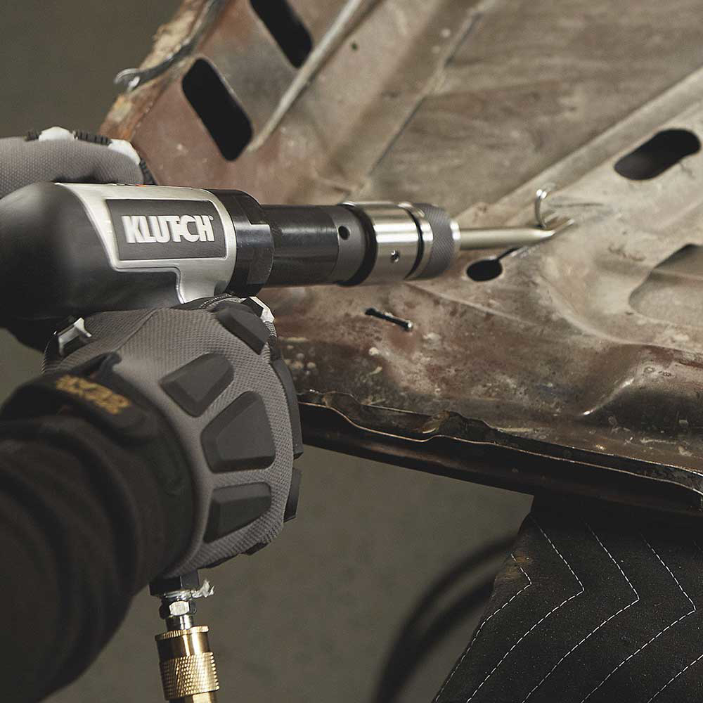 Klutch Heavy Duty Air Hammer Kit 2500 BPM 3 in. Stroke 6 Pc. 48089 Great Northern Equipment