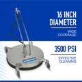 Picture of Powerhorse Pressure Washer Cleaner | Surface Cleaner 16-in. Diameter