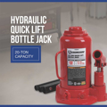 Picture of Strongway Hydraulic Quick Lift Bottle Jack | 20-Ton