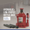 Picture of Strongway Hydraulic Low-Profile Bottle Jack | 20-Ton