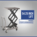 Picture of Strongway Hydraulic Rapid Lift XT Table Cart | 2-Speed | 1000-Lb. Capacity | 54-1/4-In. Lift