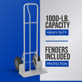 Picture of Strongway P-Handle Hand Truck | 1000-Lb. Capacity | 23.6-In. x 23-In. x 60-In.