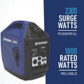 Picture of Powerhorse Generator | Inverter | 2,300 Surge Watt | Recoil