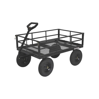 Picture of Strongway Steel Cart | 1,500-Lb. Capacity | 52-In. X 34.7-In. X 30.5-In. | 16-In. Pneumatic Tire