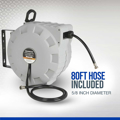 Picture of Strongway Retractable Garden Hose Reel | With 5/8 In. Dia x 80 Ft. Hose | Wall Mount