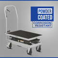 Picture of Strongway 2-Speed Hydraulic Rapid XT Lift Table Cart | 500-Lb. Capacity | 50-3/4-In. Lift Height