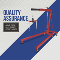 Picture of Strongway | Hydraulic Engine Hoist with Load Leveler | 2-Ton Capacity