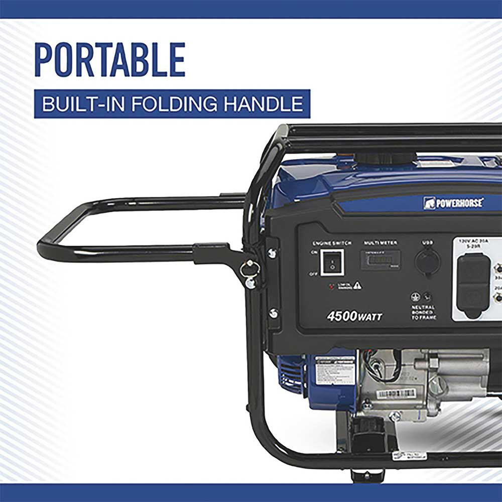 Powerhorse Generator | 4,500 Watts | Portable | 102223 @ Great Northern ...
