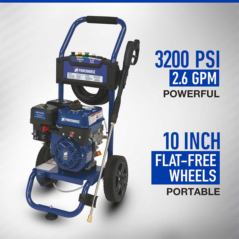 Powerhorse Pressure Washer | Cold Water | 3200 PSI | 89897