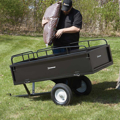 Picture of Strongway Steel ATV Trailer | 1,200-Lb. Capacity | 18 Cu. Ft.