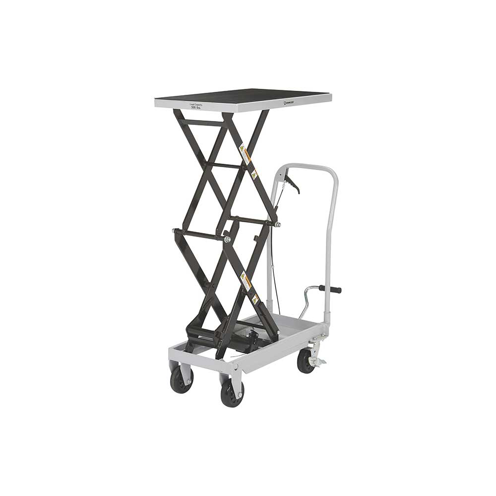 【値下げしました】TAURUS LIFTING TABLE ホワイト　昇降 TORY CARRIER 29.1 in. Max Lift Height Single Scissor Lift Table