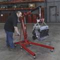 Picture of Strongway | Hydraulic Engine Hoist with Load Leveler | 2-Ton Capacity