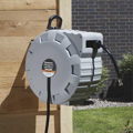 Picture of Strongway Retractable Garden Hose Reel | With 5/8 In. Dia x 80 Ft. Hose | Wall Mount