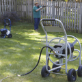 Picture of Strongway Garden Hose Reel Cart | Holds 400 Ft. of 5/8-In. Hose