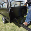 Picture of Strongway Steel ATV Trailer | 1,200-Lb. Capacity | 18 Cu. Ft.