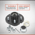 Picture of Ultra-Tow XTP Ultra Pack Trailer Hub | 5 on 4-1/2-In. | 1750-Lb. Cap