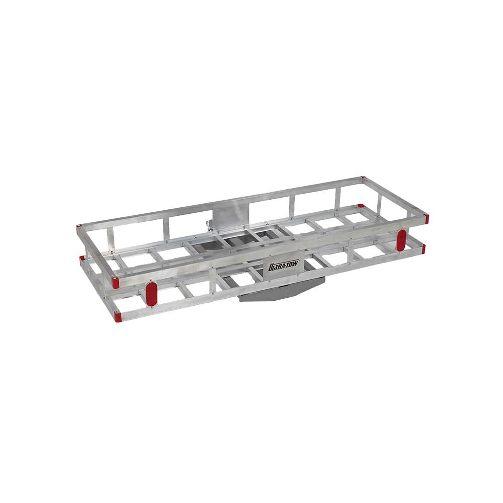 Ultra Tow Aluminum Hitch Cargo Carrier 500 Lb. Cap Silver 60in. x 22.5in. x 8in.H 41081 Great Northern Equipment