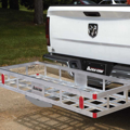 Picture of Ultra-Tow Aluminum Hitch Cargo Carrier | 500-Lb. Cap | Silver | 60-In. X 22.5-In. x 8-In.