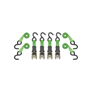 Picture of Ultra-Tow HD Ratchet Tie Down | 1,500-Lb. Capacity | 10-Ft. | 4-Pack | Green