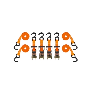 Picture of Ultra-Tow HD Ratchet Tie Down | 3,000-Lb. Capacity | 10-Ft. | Case of 3 4-Packs | Orange