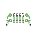 Picture of Ultra-Tow HD Ratchet Tie Down | 900-Lb. Capacity | 10-Ft. | 4-Pack | Green