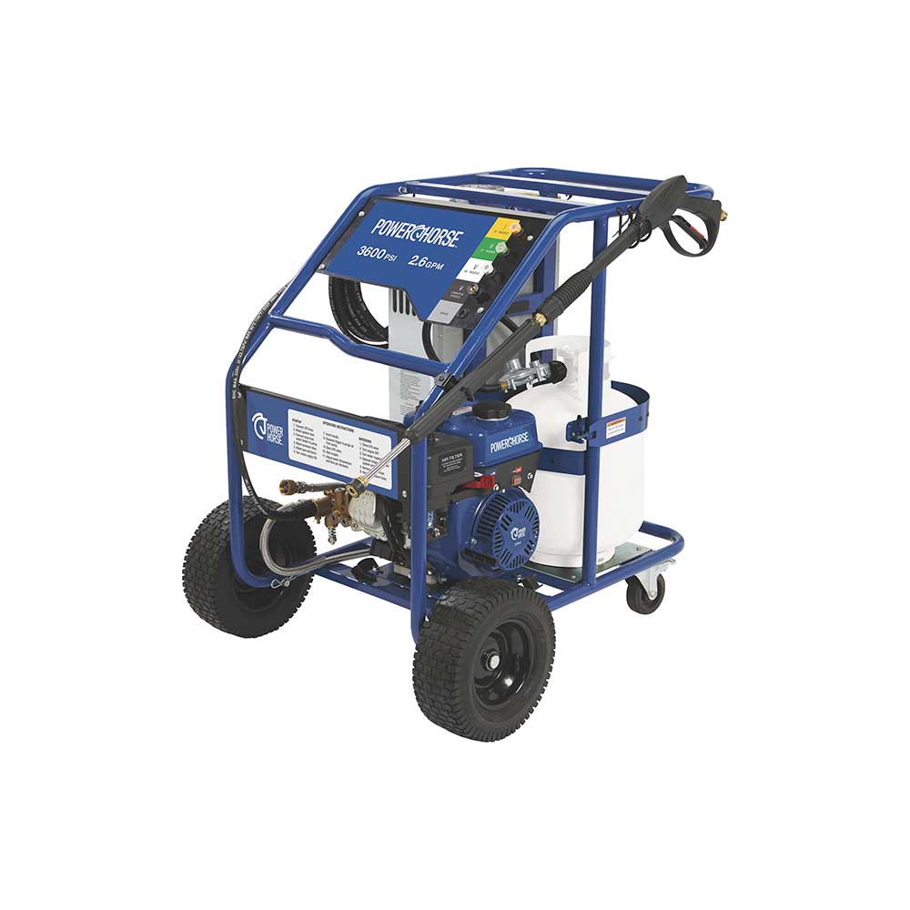 Powerhorse Hot Water Pressure Washer | 3,600 PSI | 2.6 GPM