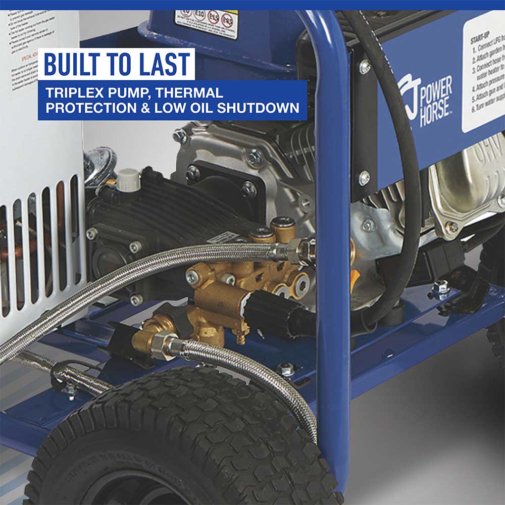 Powerhorse Hot Water Pressure Washer | 3,600 PSI | 2.6 GPM