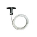 Picture of Small diamondgrip | 40-In. x 2.8mm diamondcord | Silver & Black