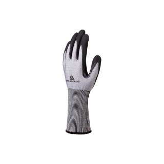 Picture of Delta Plus Gloves | LG | Softnocut High Perf. Fibers|Foam Nitrile Coating Palm and Fingertips|ANSI A3