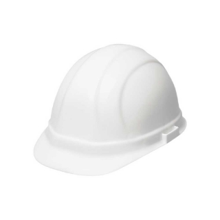 Picture of Delta Plus Omega II Cap | White | 6-Point Mega Ratchet Suspension
