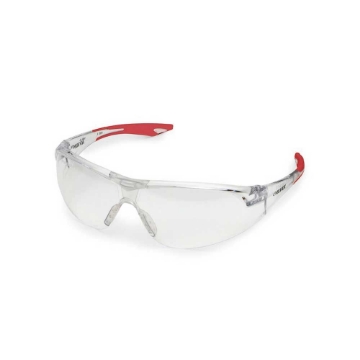 Show details for Delta Plus Avion Eyewear | Clear Hc/Pc Lens | Red Temple Tips Picture of Delta Plus Avion Eyewear | Clear Hc/Pc Lens | Red Temple Tips