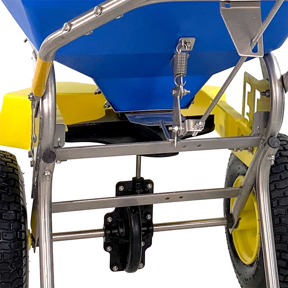 Spyker Commercial Push Spreader | ICE| Stainless Steel | 100-Lb ...