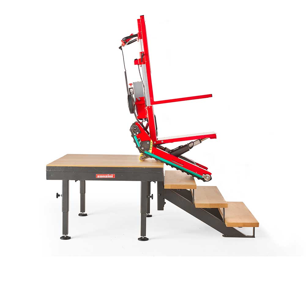 Zonzini Tracked Stair Crawler | Domino Plasmoid Stabilized Lift
