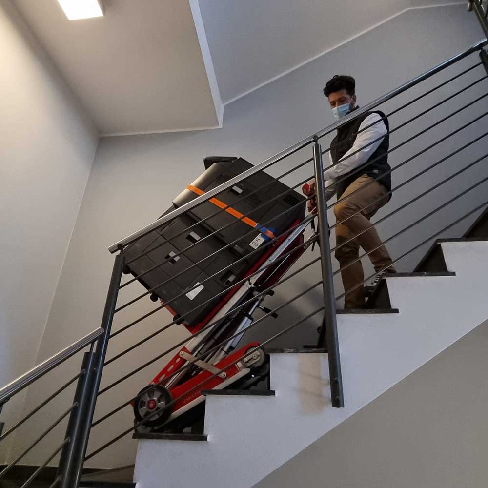 Zonzini Tracked Stair Crawler | Buddy Lift | 24-In. Load Lift | Up to ...