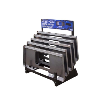 Show details for K&M Manufacturing Universal Skid Steer Loader Plate Display | 1 Stand | Purchase 5 Plates Separately Picture of K&M Manufacturing Universal Skid Steer Loader Plate Display | 1 Stand | Purchase 5 Plates Separately